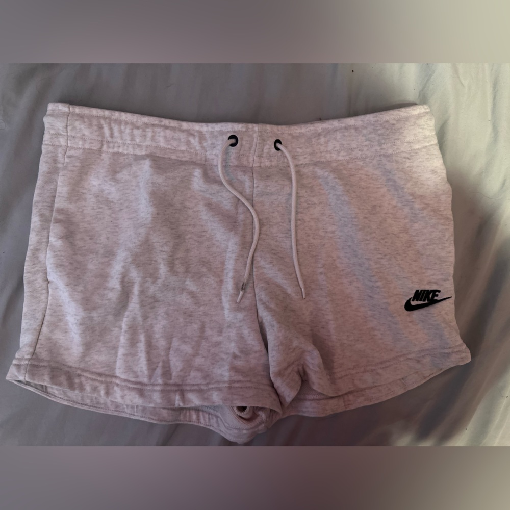 White Nike shorts